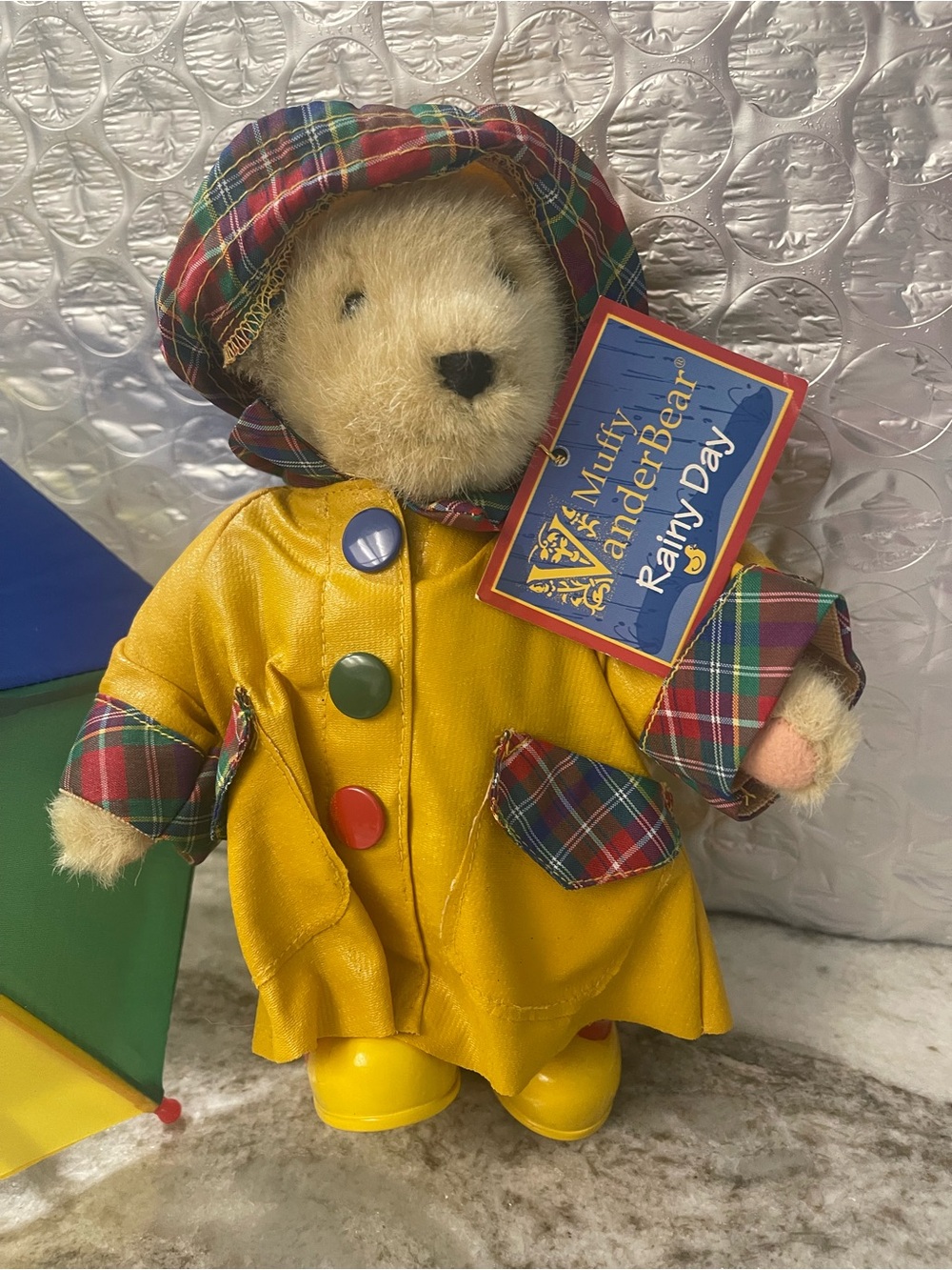 Muffy Vanderbear Teddy Bear “Rainy Day" 1992